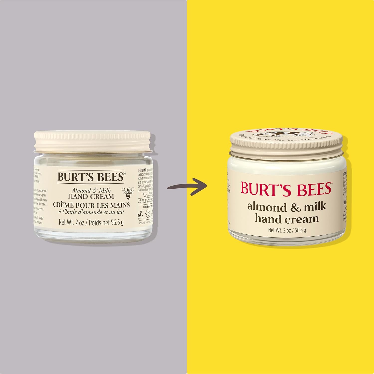 Burt's Bees Almond & Milk Hand Cream product information from Amazon listing