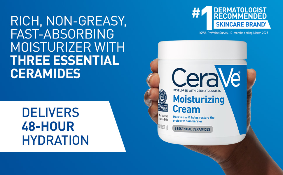 CeraVe Moisturising Cream product information from Amazon listing