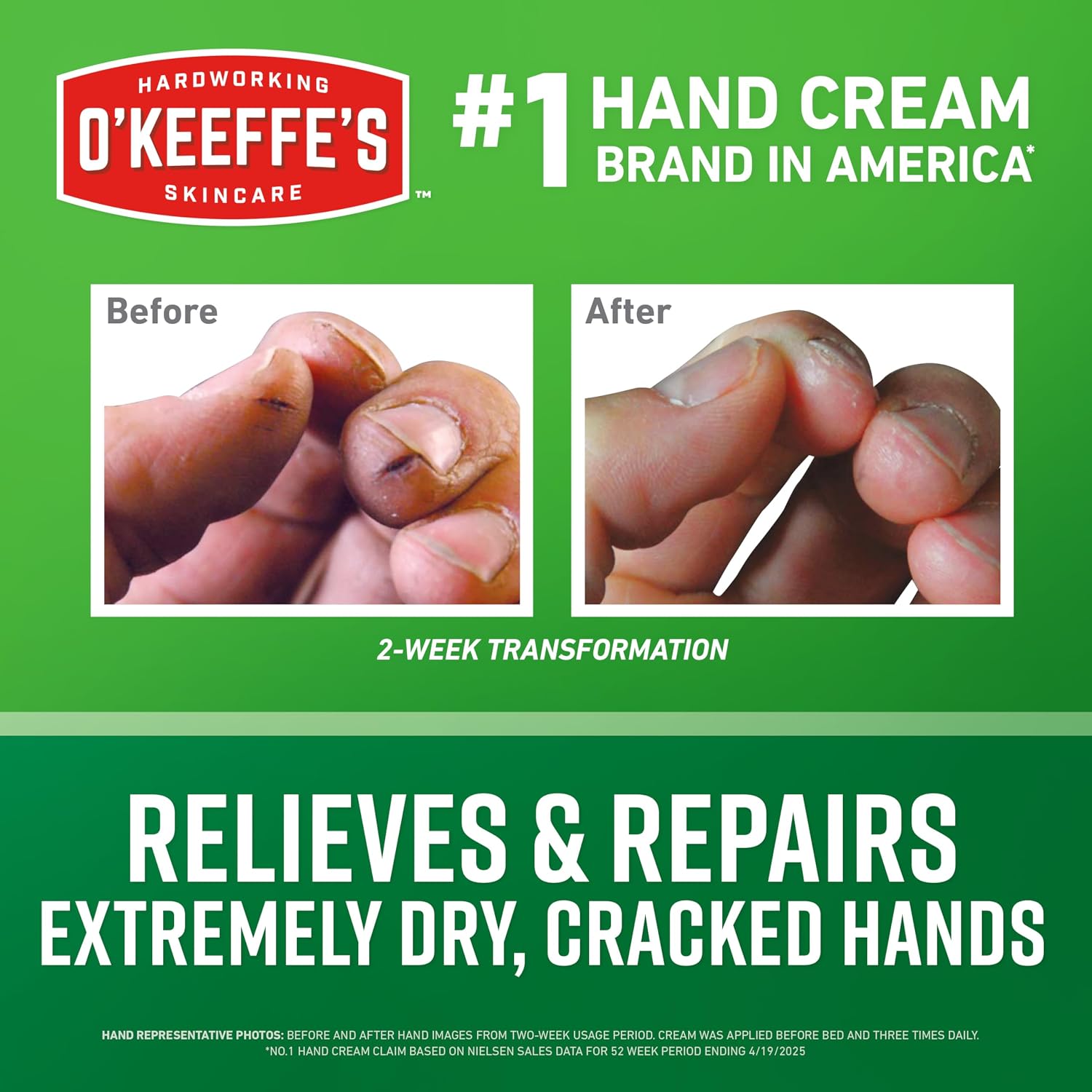 O'Keeffe's Working Hands Hand Cream product information from Amazon listing