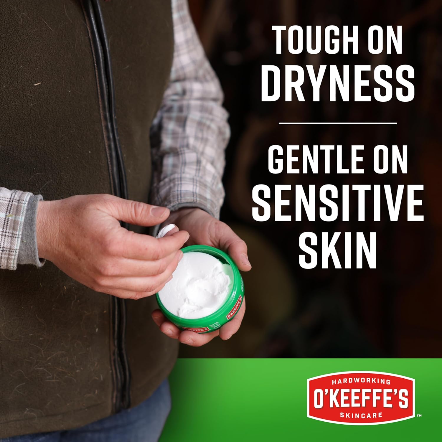 O'Keeffe's Working Hands Hand Cream brand information panel